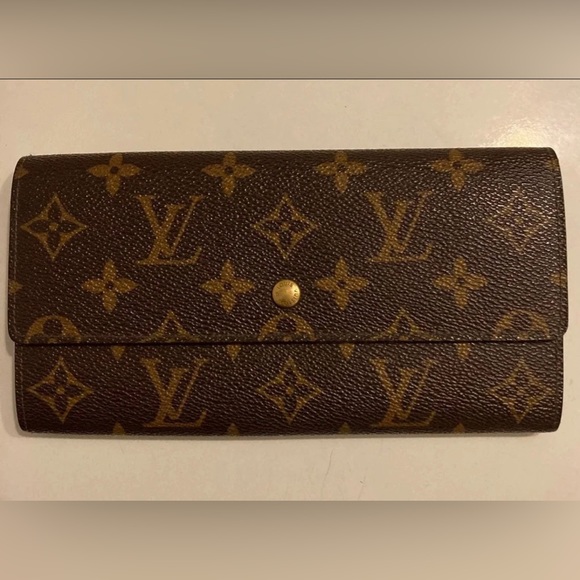 Louis Vuitton Monogram Portefeiulle Sarah Long Bifold Wallet - Picture 4 of 13